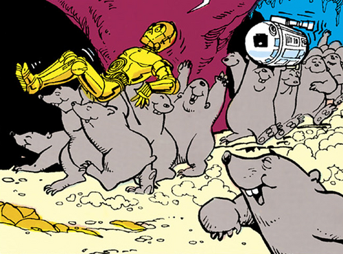 Tatooine mole creatures