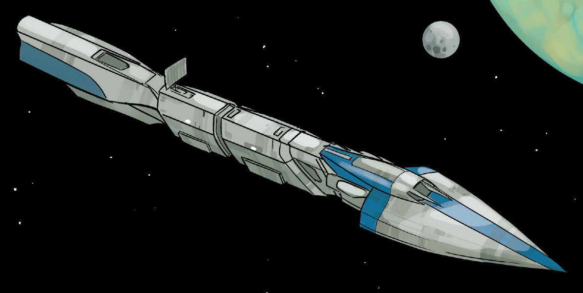 The Carrion Spike was the personal stealth corvette of Grand Moff Wilhuff Tarkin.