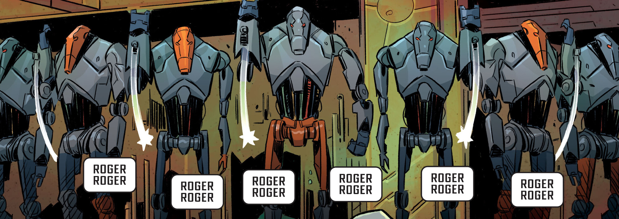 Krail's bad batch of battle droids appearance in Common Appearance