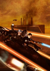 Ferus Olin e Trever Flume entrano nel Tempio alla ricerca della prigione Jedi