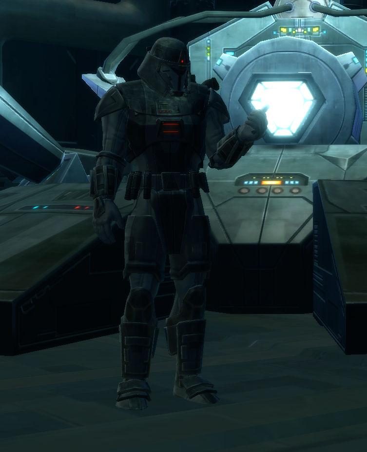 "Watcher One" reveals himself to be an Imperial commando.