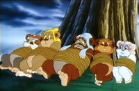 Tied up Ewoks