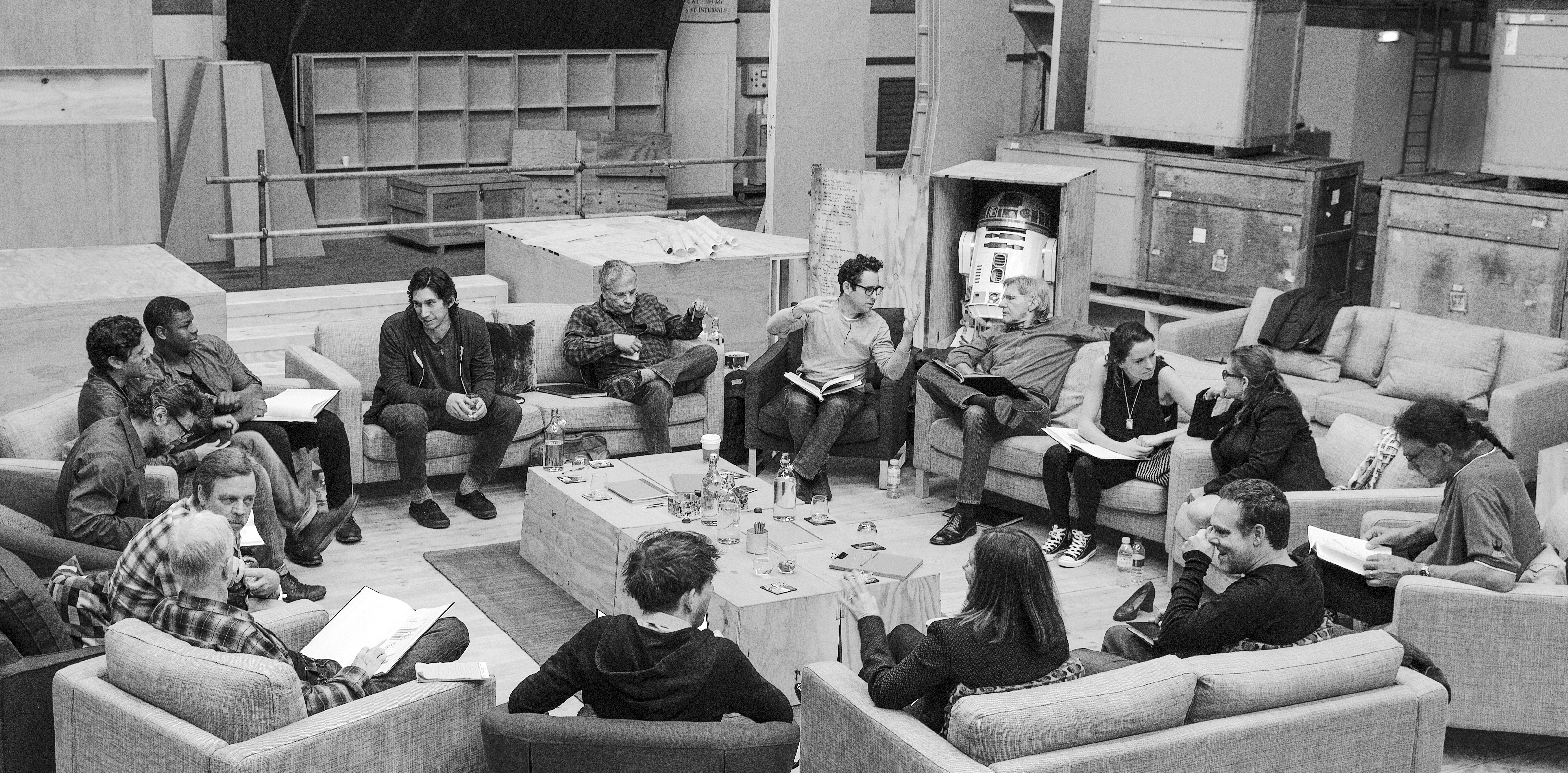 The cast of Star Wars Episode VII