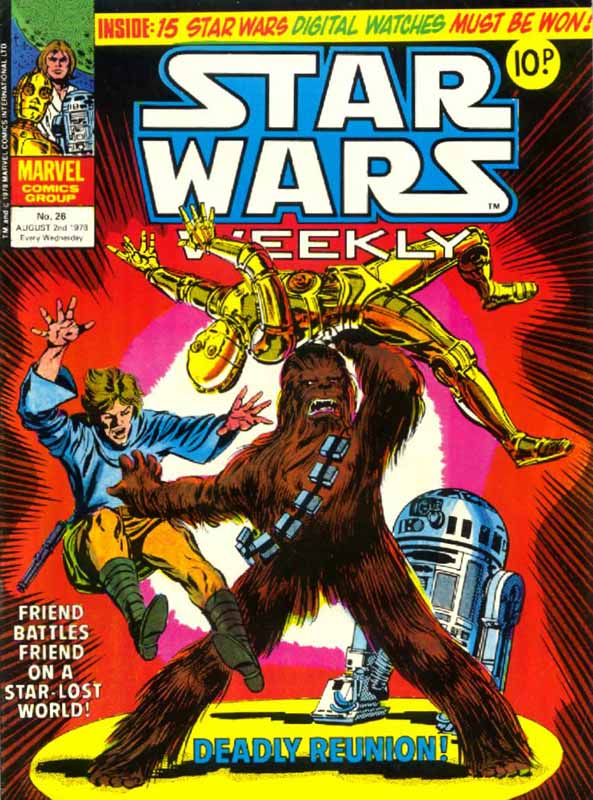 Star Wars Weekly 26 appearance in Common Appearance