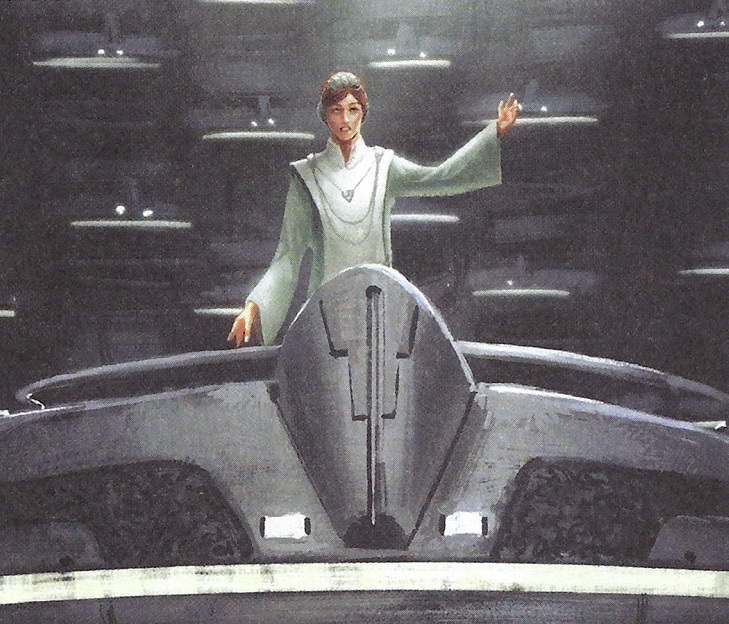 Mothma sat in the Galactic Senate by 32 BBY.