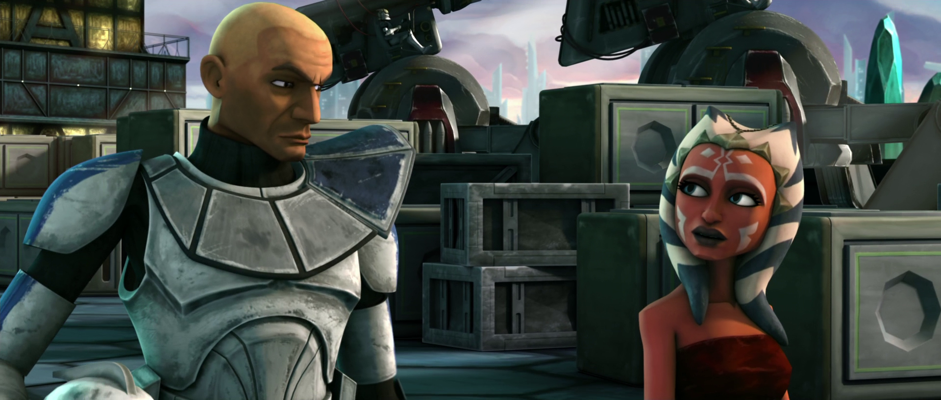 Rex met Ahsoka Tano on Christophsis.