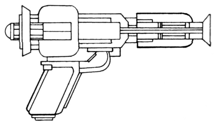 Sil-50 Sonic Pistol appearance 