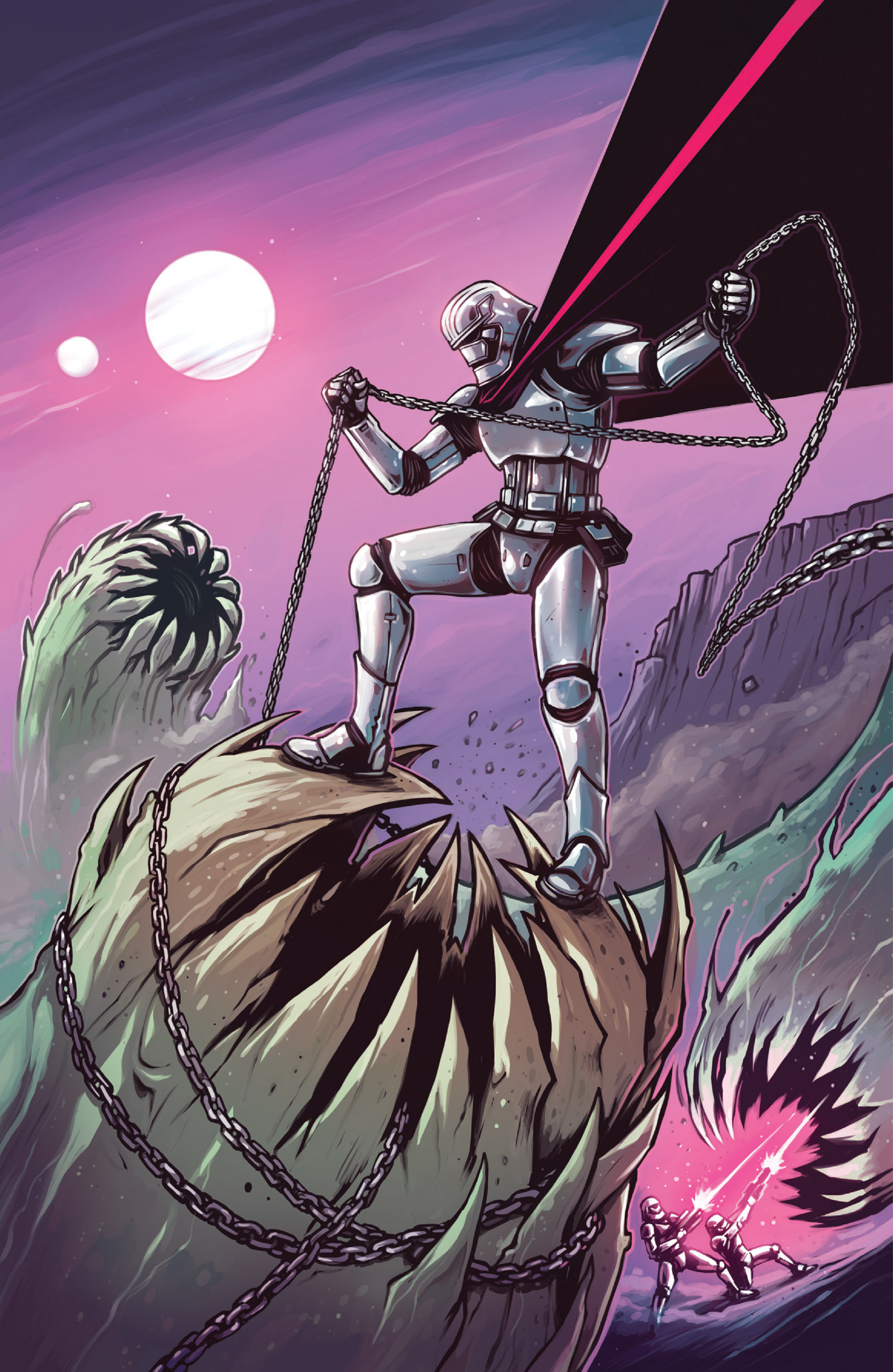 Phasma was a skilled and ruthless warrior.