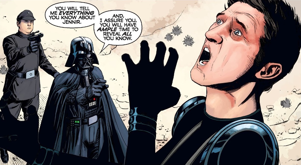 Sang is captured by Darth Vader