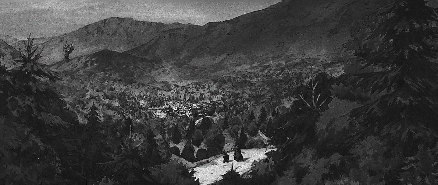 Unidentified mountain range appearance 
