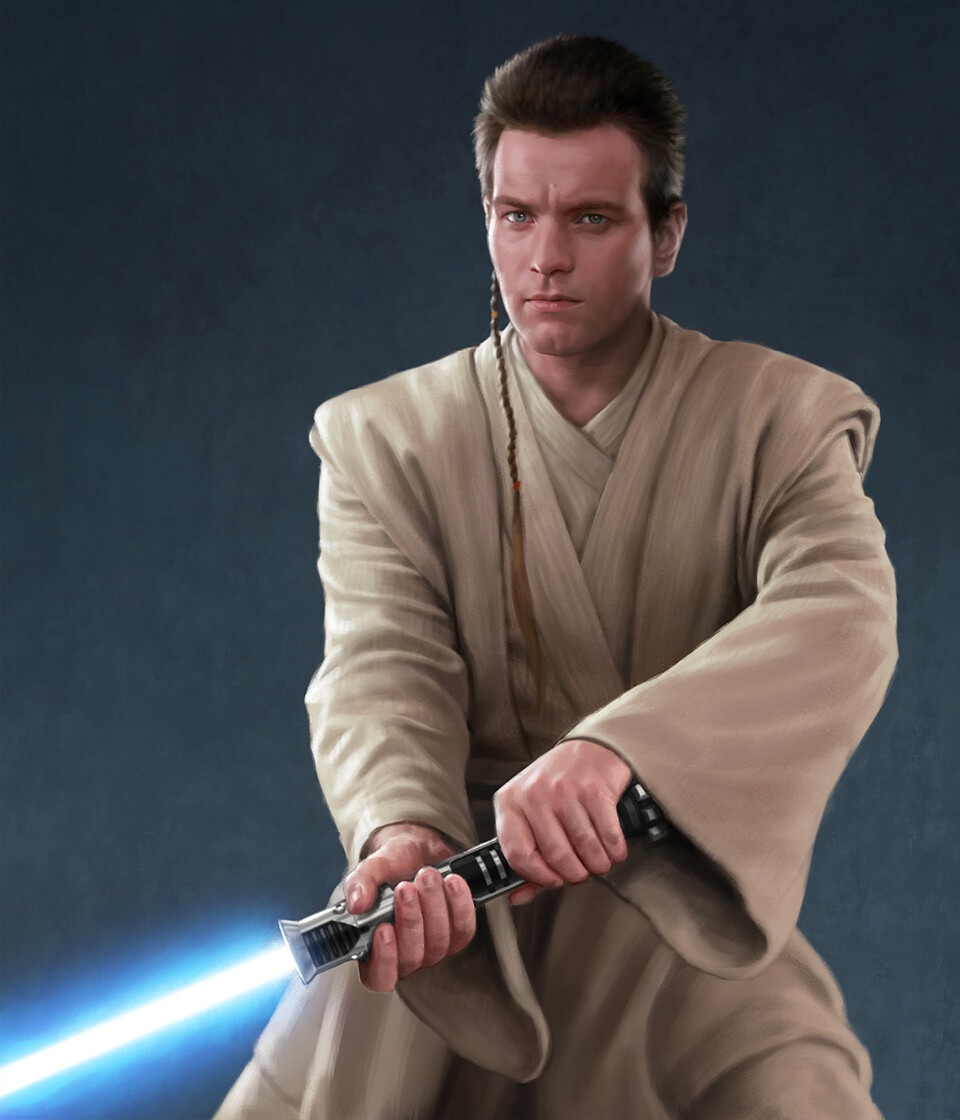 Kenobi was chosen by Qui-Gon Jinn to be his Padawan.