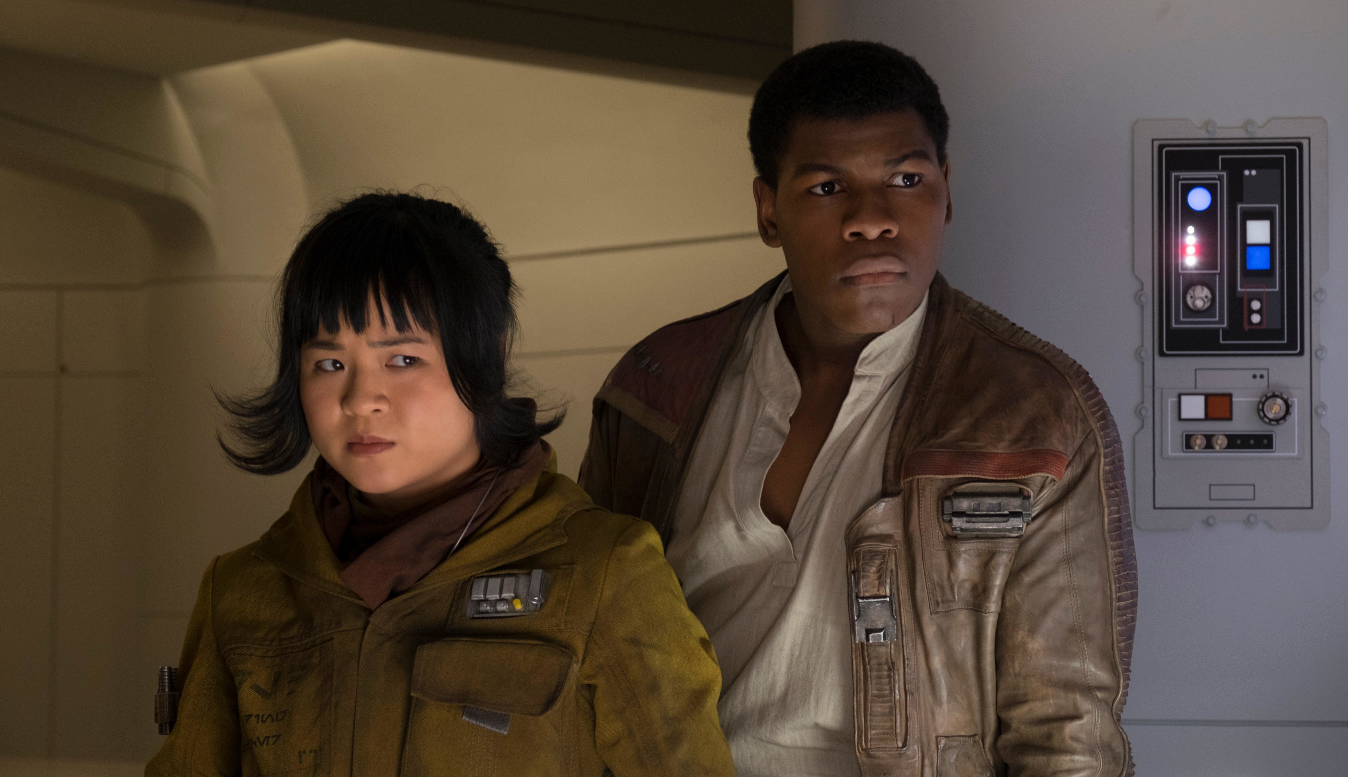 Finn and Rose after meeting aboard the Raddus.