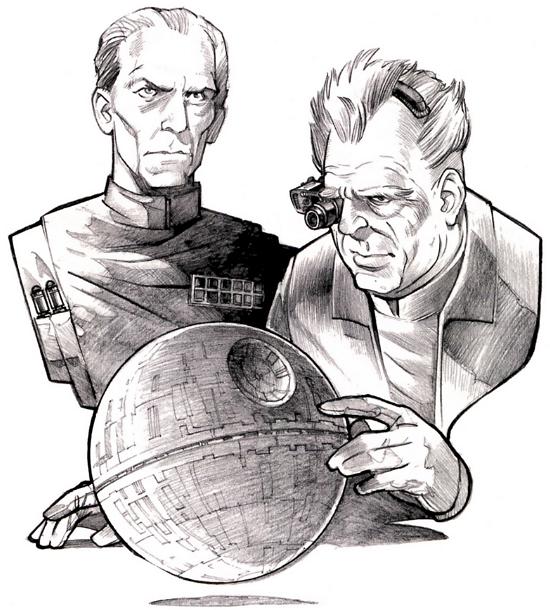 Lemelisk and Tarkin, developers of the Death Star