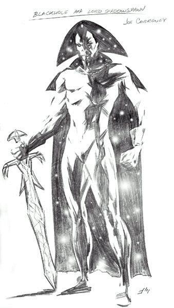 Joe Corroney's original concept of Blackhole as Shadowspawn