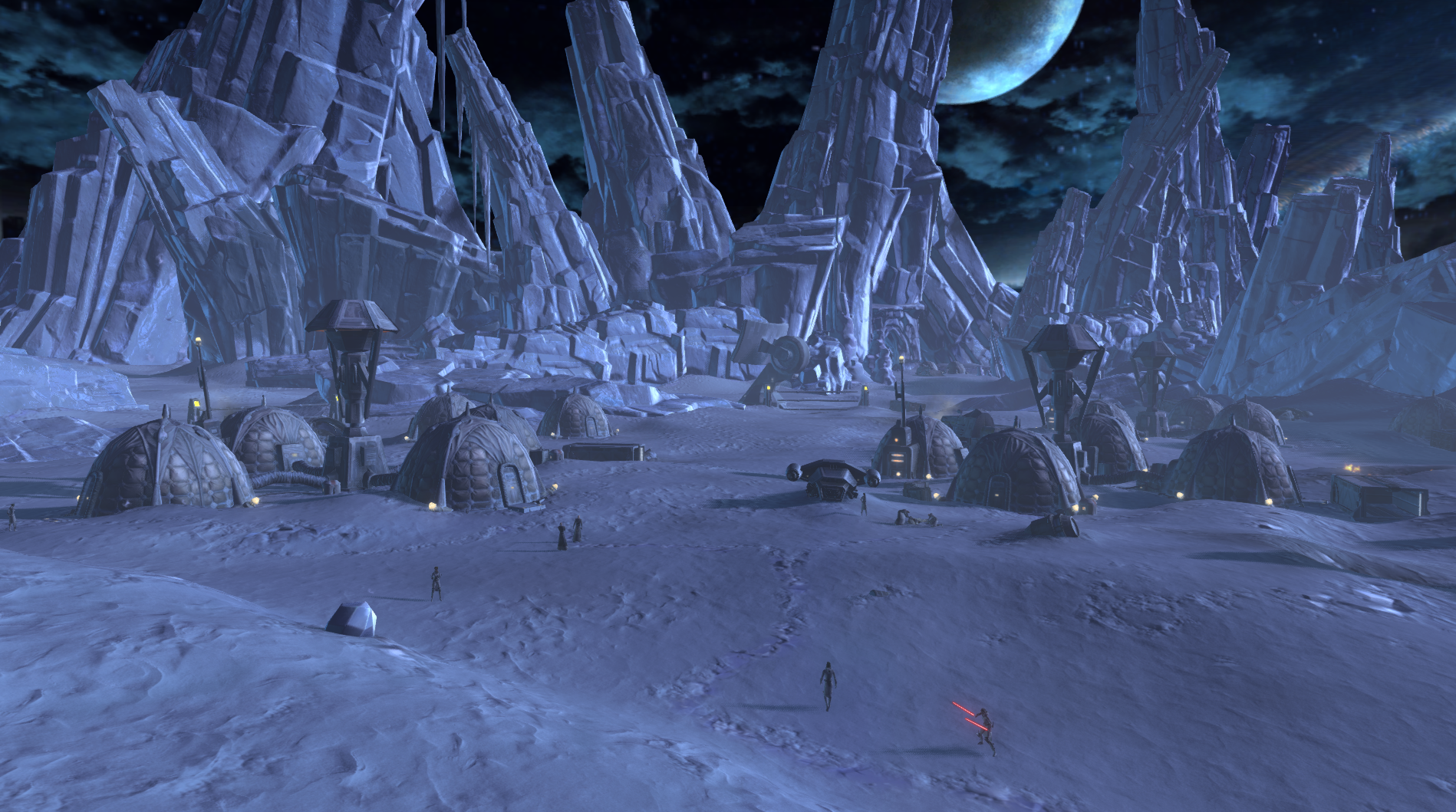 Forward alien camp appearance 