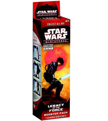 Star Wars Miniatures Masters of the Force Booster Pack *RARE*