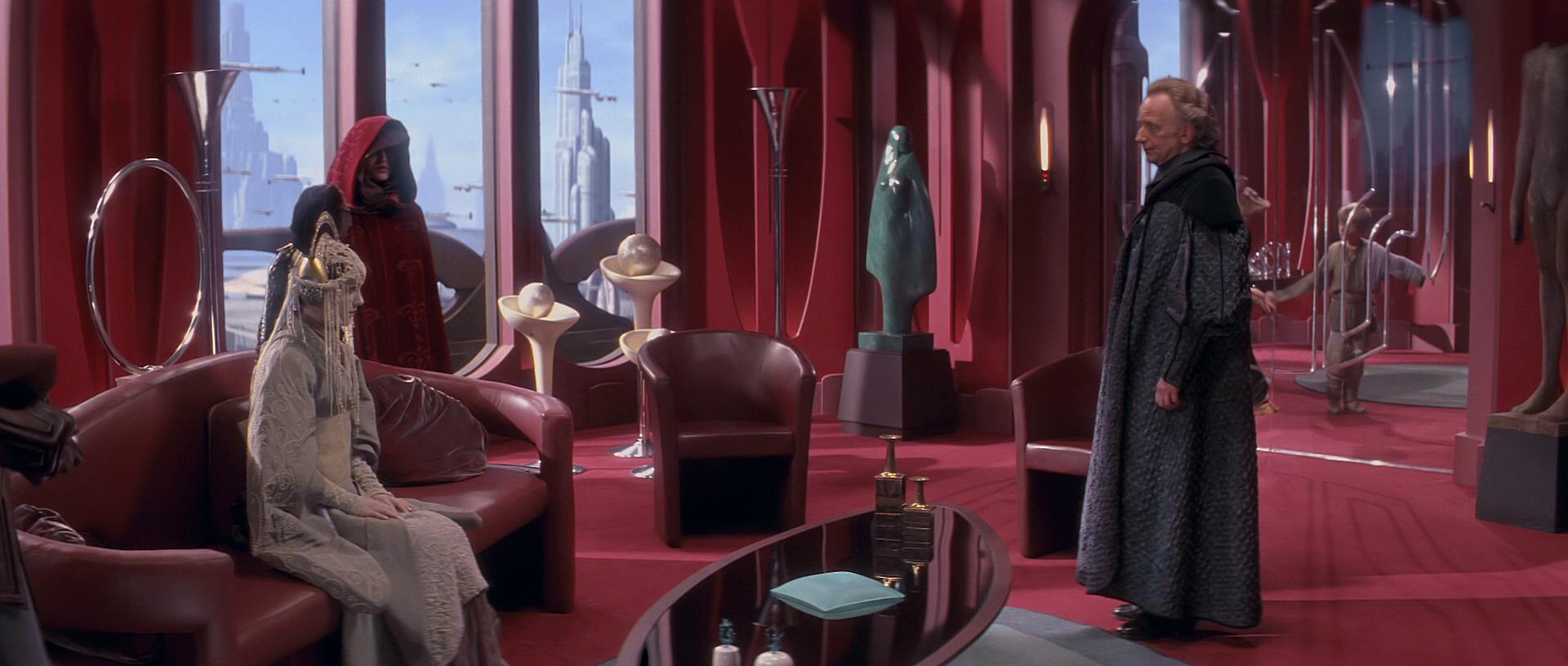 Republic politicians resided in the more affluent upper levels of Coruscant.