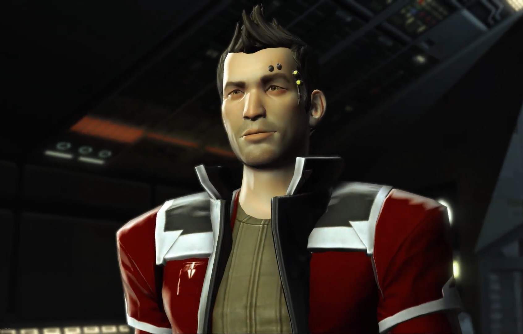 Theron Shan smiles after the Alliance recaptures the Gravestone.