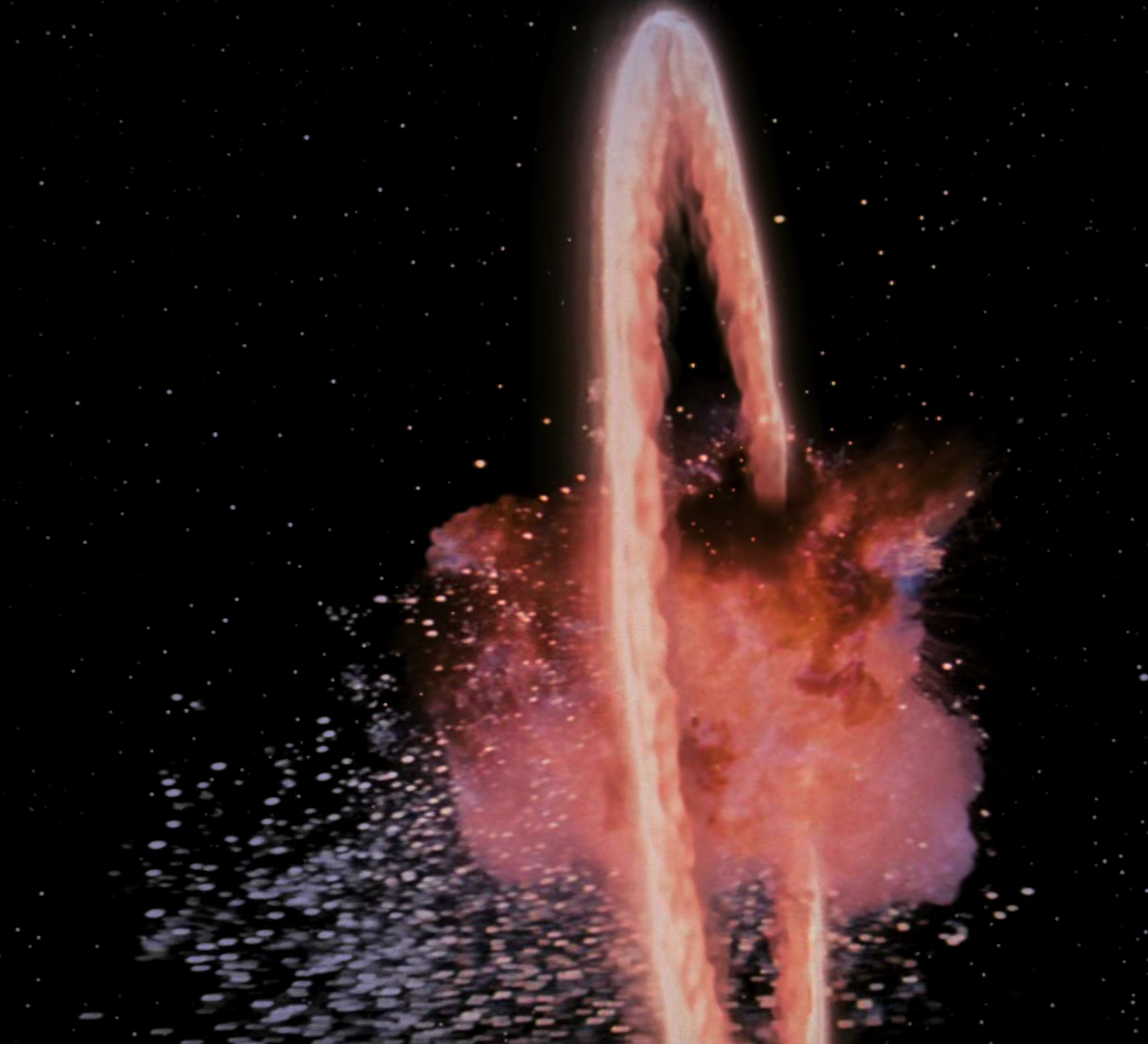 The Emperor's ultimate weapon, the Death Star, was destroyed by Luke Skywalker during the Battle of Yavin.