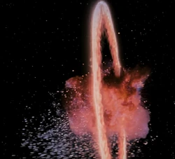 Το Άστρο του Θανάτου καταστρέφεται.