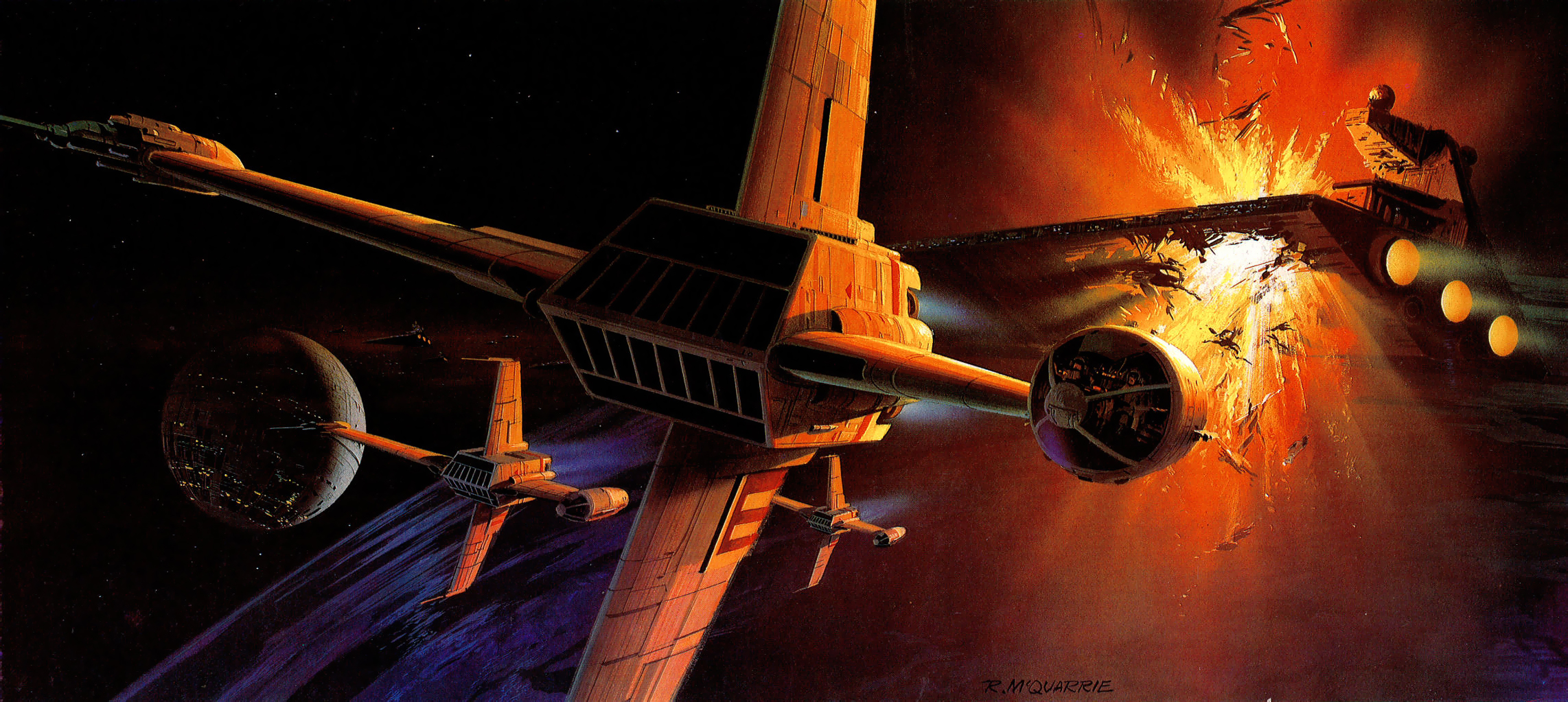 B-wing concept art by Ralph McQuarrie