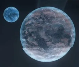 Oba Diah and its moon