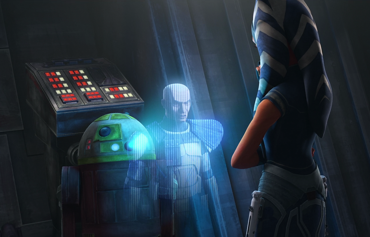 Ahsoka learned about the inhibitor chips via Rex's investigation following the deaths of Tup and Fives