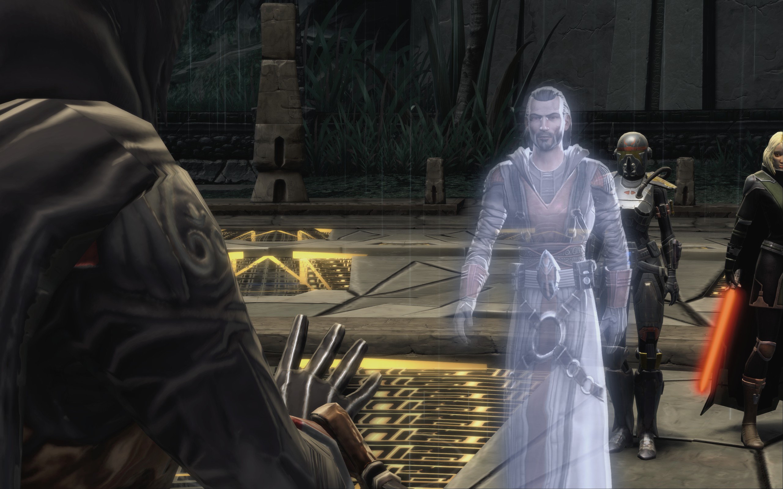 Revan's spirit was able to reunite with his other half.