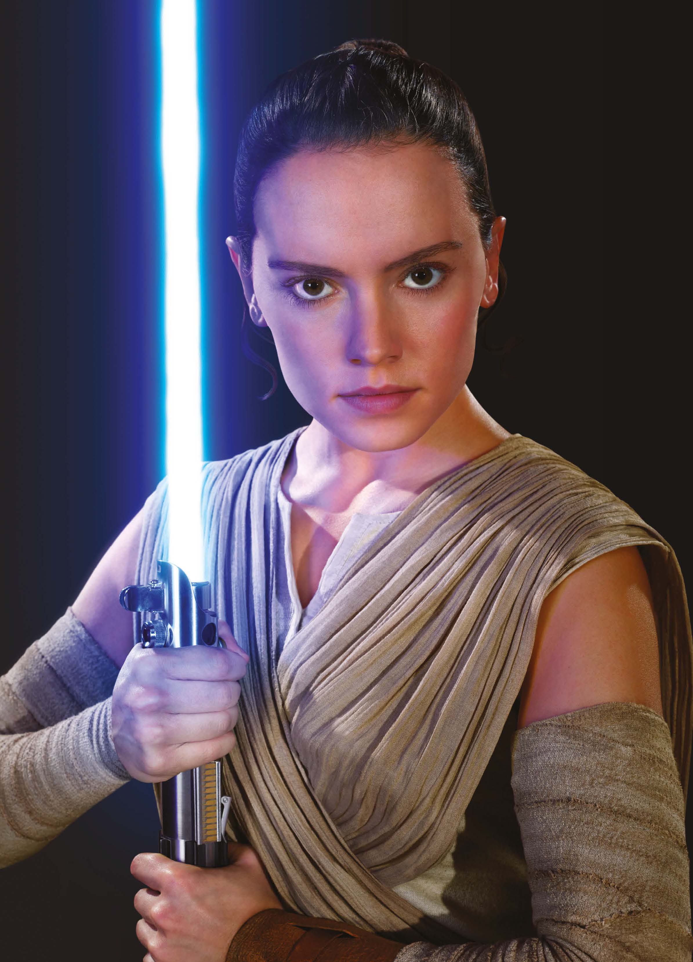 Rey had a natural skill with the lightsaber.