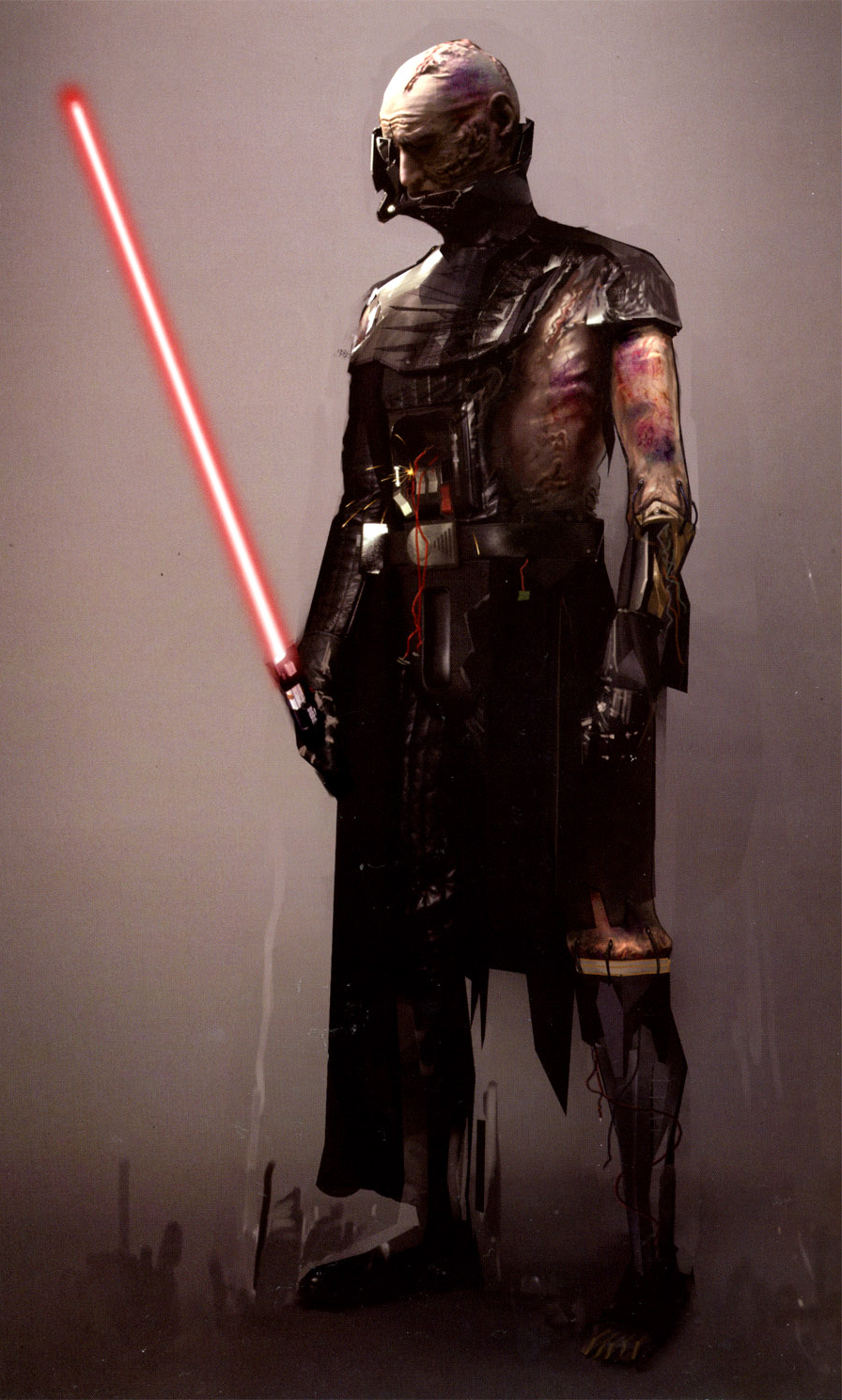 Vader's armor sustained heavy damage against Marek.