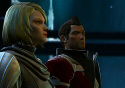 Theron and Lana replace Arcann and Senya