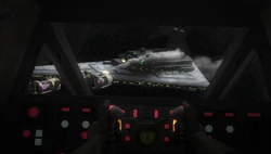 アトロンの戦いで＜ダーク・オーメン＞を攻撃するグリーン中隊のYウイング