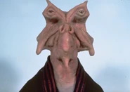 The front of the original "Starfish" maquette by Chris Walas