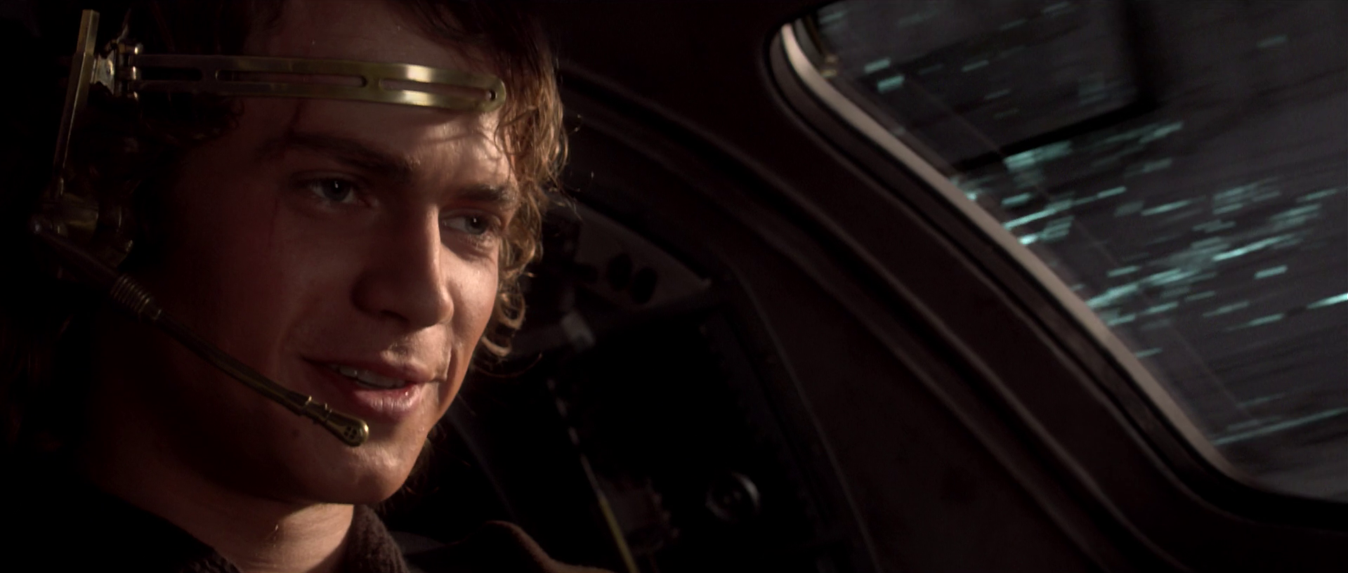 Skywalker in his starfighter during the Battle of Coruscant