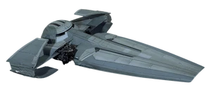 Under Sidious' tutelage, Darth Maul had a set of equipment under his employ which he kept in his ship, the Scimitar.