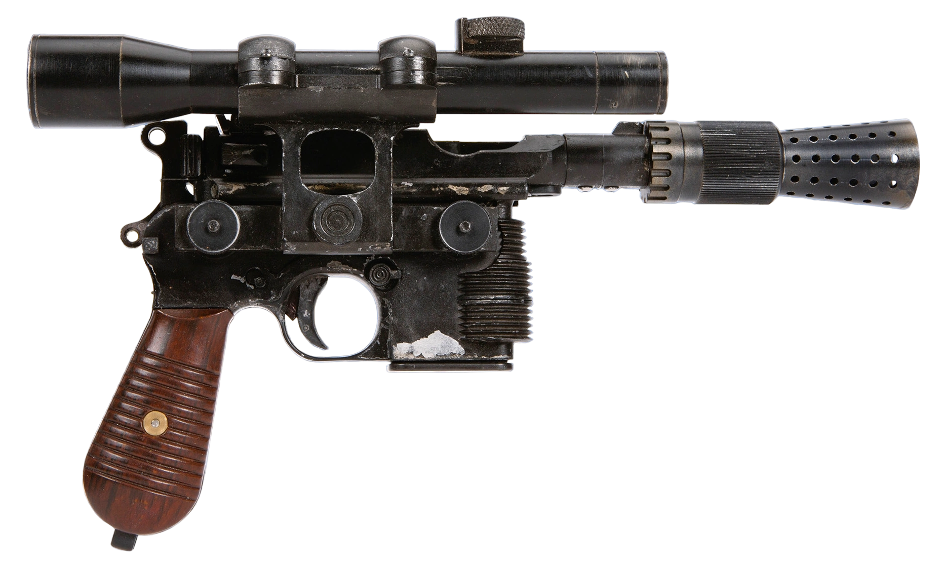 Han's heavy blaster pistol Wookieepedia Fandom