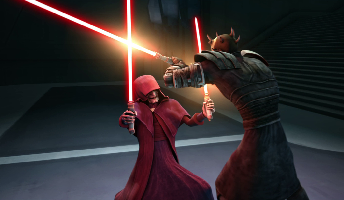 Sidious possessed considerable skill in the art of lightsaber combat.