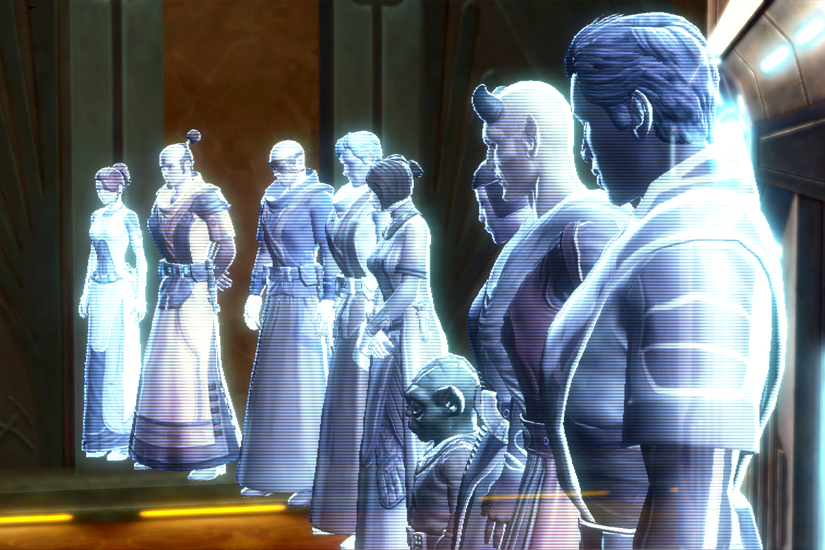 The Noetikon Jedi, among them Nomi Sunrider, Noab Hulis, Arca Jeth, Bastila Shan, Vandar Tokare, and Chamma