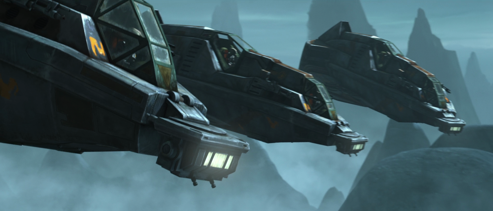 Sarisa-class gunship appearance in Common Appearance