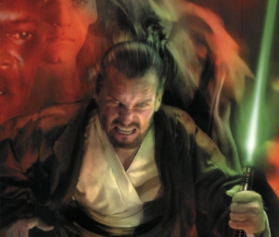 Look at Qui-Gon Jinn, the dude got stabbed once and died. If you ask me the  Dark Side is the way to be. : r/PrequelMemes
