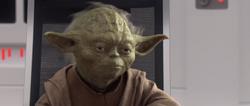 Yoda spreekt met Obi Wan over Qui Gon Jin