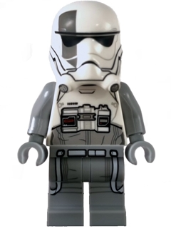 The LEGO minifigure depiction of a First Order walker driver