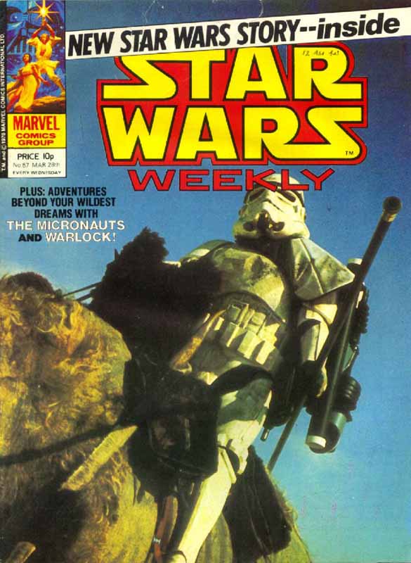 Star Wars Weekly 57 appearance in Common Appearance