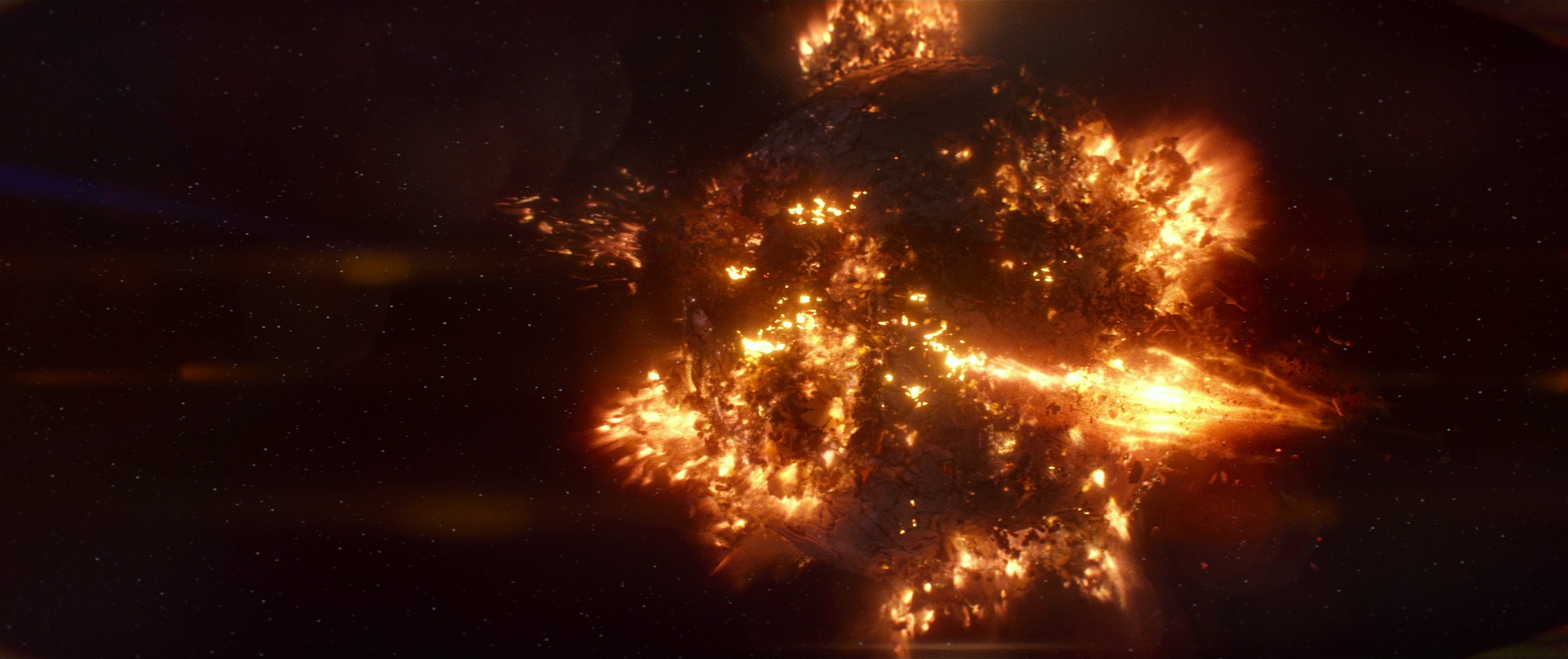 The Battle of Starkiller Base ended in the superweapon's destruction.