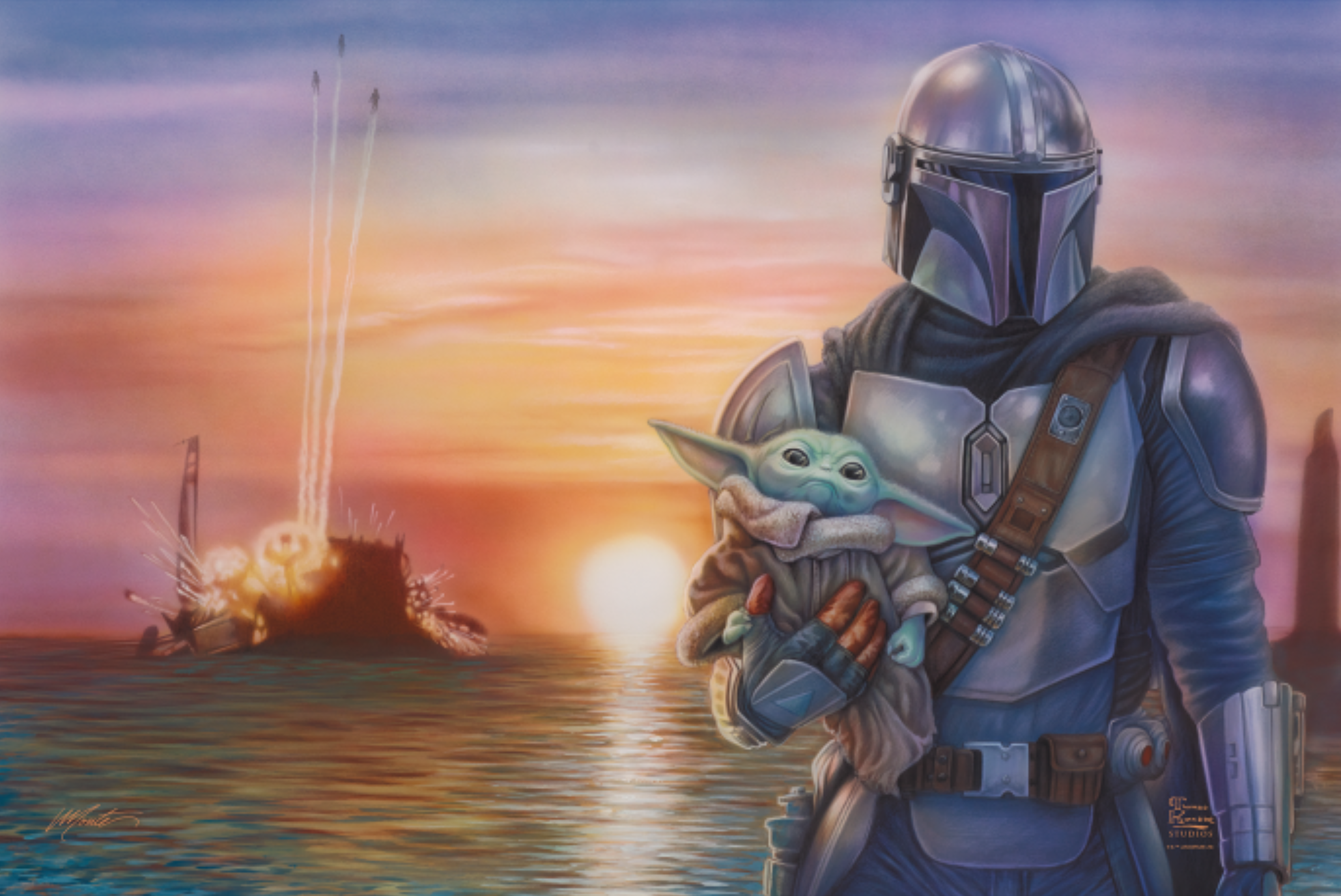 Din Djarin and Grogu attempt to part ways with Bo-Katan Kryze's Mandalorians