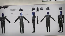 チス種族のカラスを描いたデザイン案