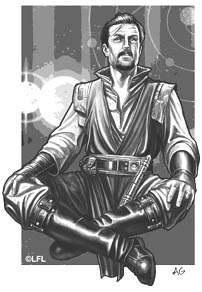 Lanius Qel-Bertuk, the Jedi Master who sacrificed himself to save the Heart Tree from the Wyrd