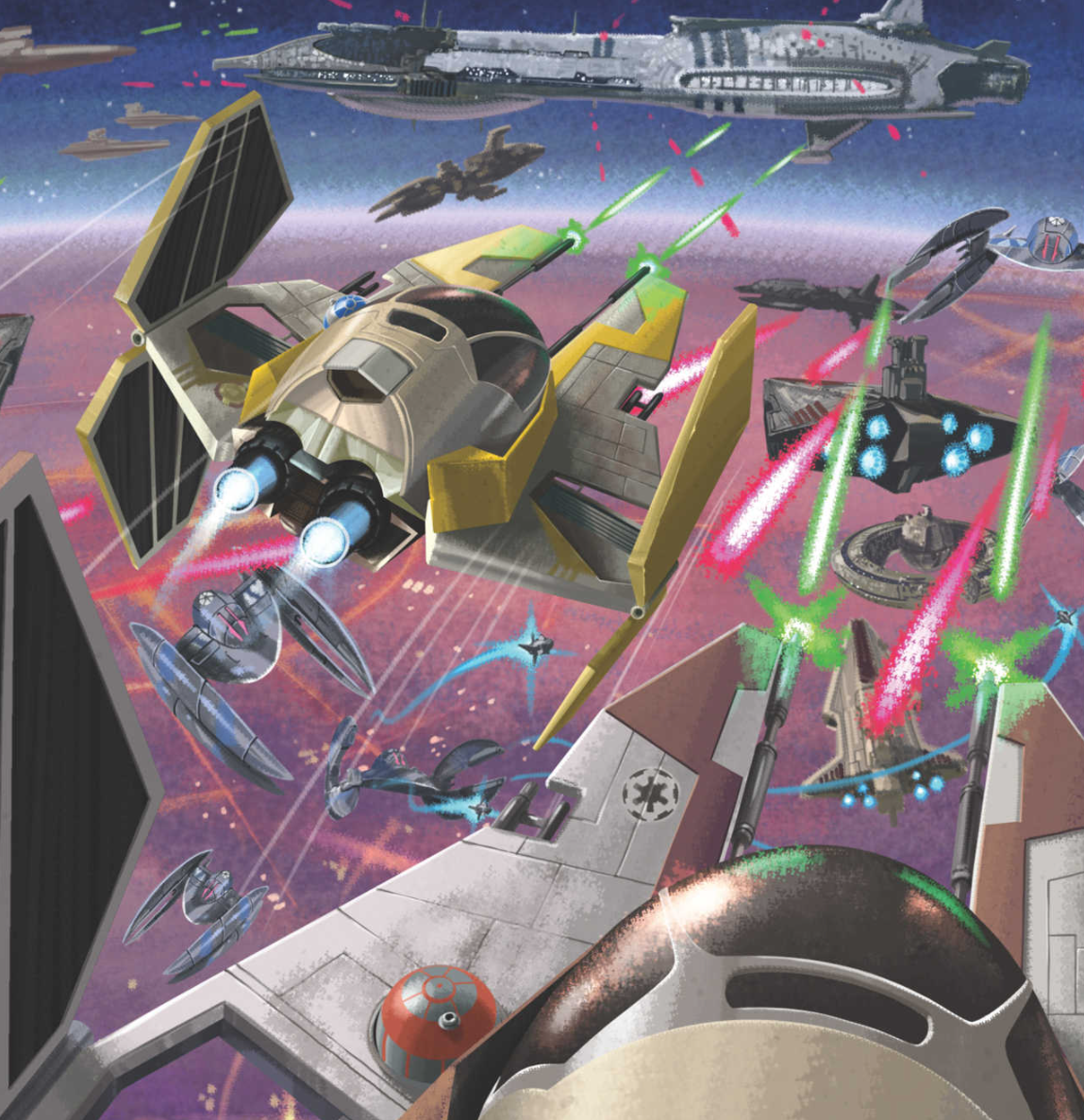 The Battle of Coruscant erupted at the height of the Clone Wars, with Republic forces engaging the Separatists in the planet's stratosphere.