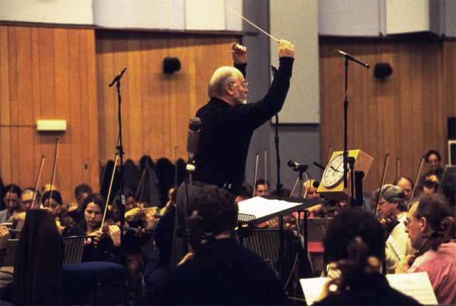 Williams conducting the London Symphony Orchestra