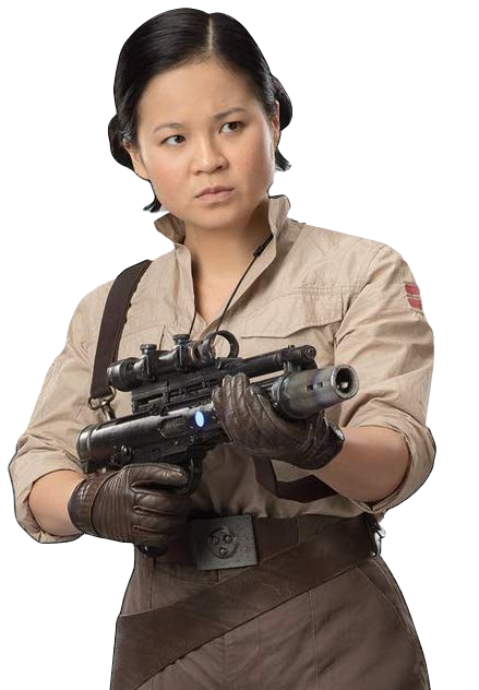 Rose Tico, portrayed by Kelly Marie Tran